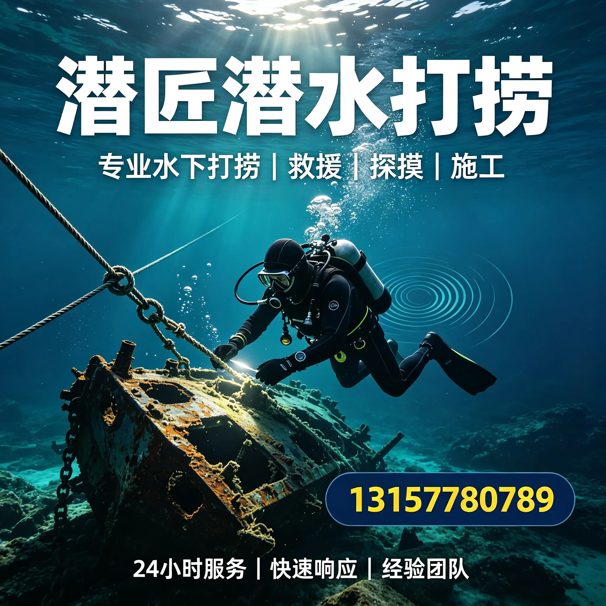 龙游水下打捞作业服务产品